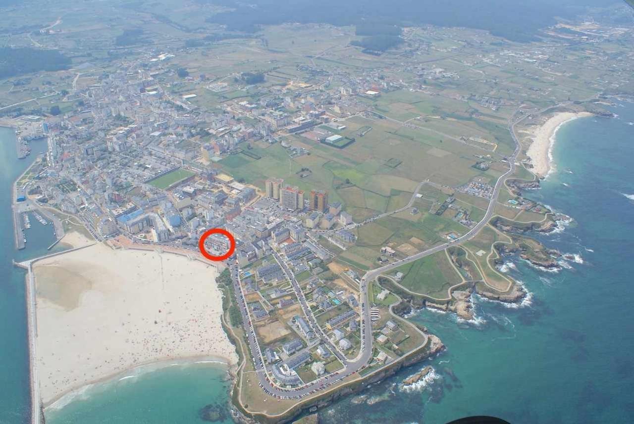 Vivienda En 1ª Linea De Playa Rapadoira Foz Exterior foto